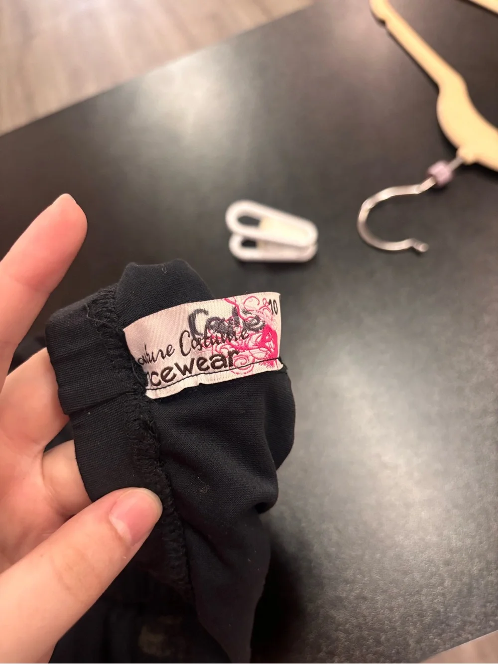 Weissman Black Dance Jacket with Pink Trim